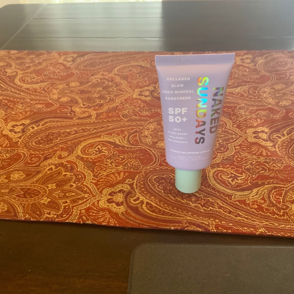 Naked Sundays 100% Mineral Primer Sunscreen SPF 50+ Lotion with Collagen